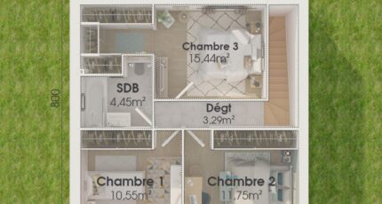 La Baule-Escoublac Maison neuve - 1988266-4586modele920210617pwaOM.jpeg Maisons Tradilignes